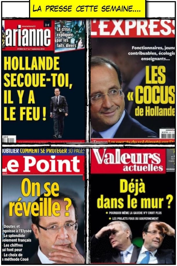 hollande ca va mal