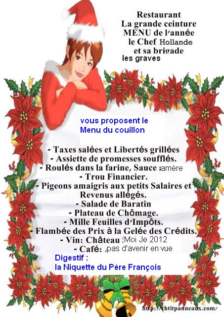 menu noel PS