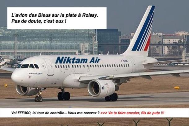 avion des bleus