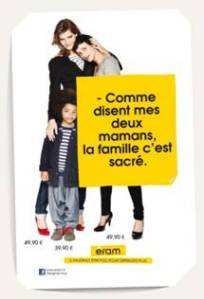 deux mamans pub ERAM