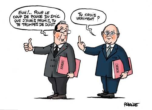 Hollande et le smic