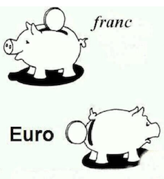 L&rsquo;Euro n&rsquo;est pas franc