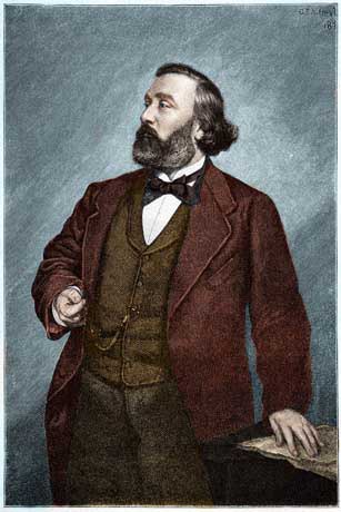 Portrait de Leon Gambetta (1838-1882), homme politique franais. ©Bianchetti/Leemage