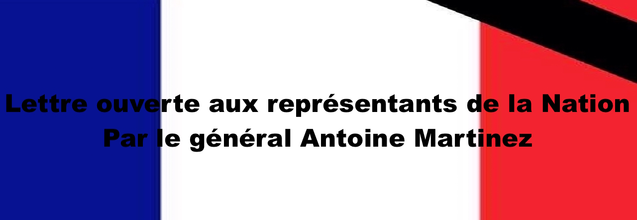 Lettre ouverte aux représentants de la Nation