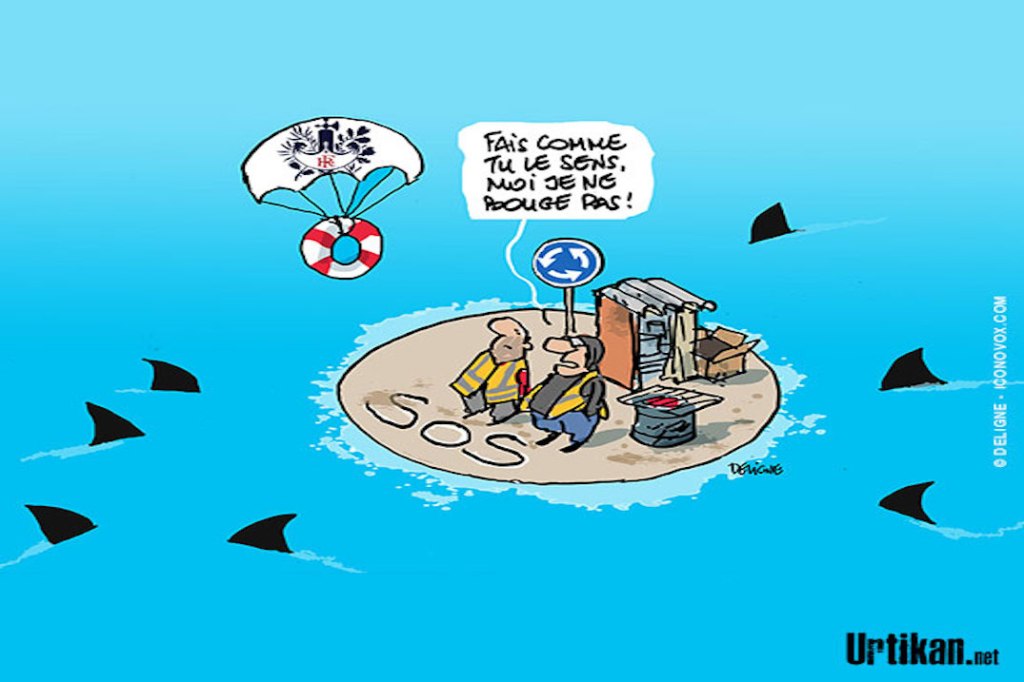 La misère est en jaune dans la&nbsp;rue