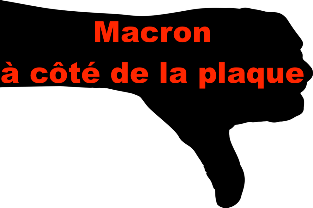 Macron à côté de la&nbsp;plaque…