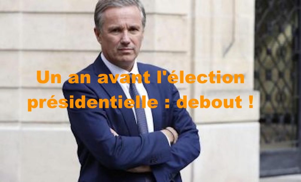 Un an avant l&rsquo;élection présidentielle : debout&nbsp;!