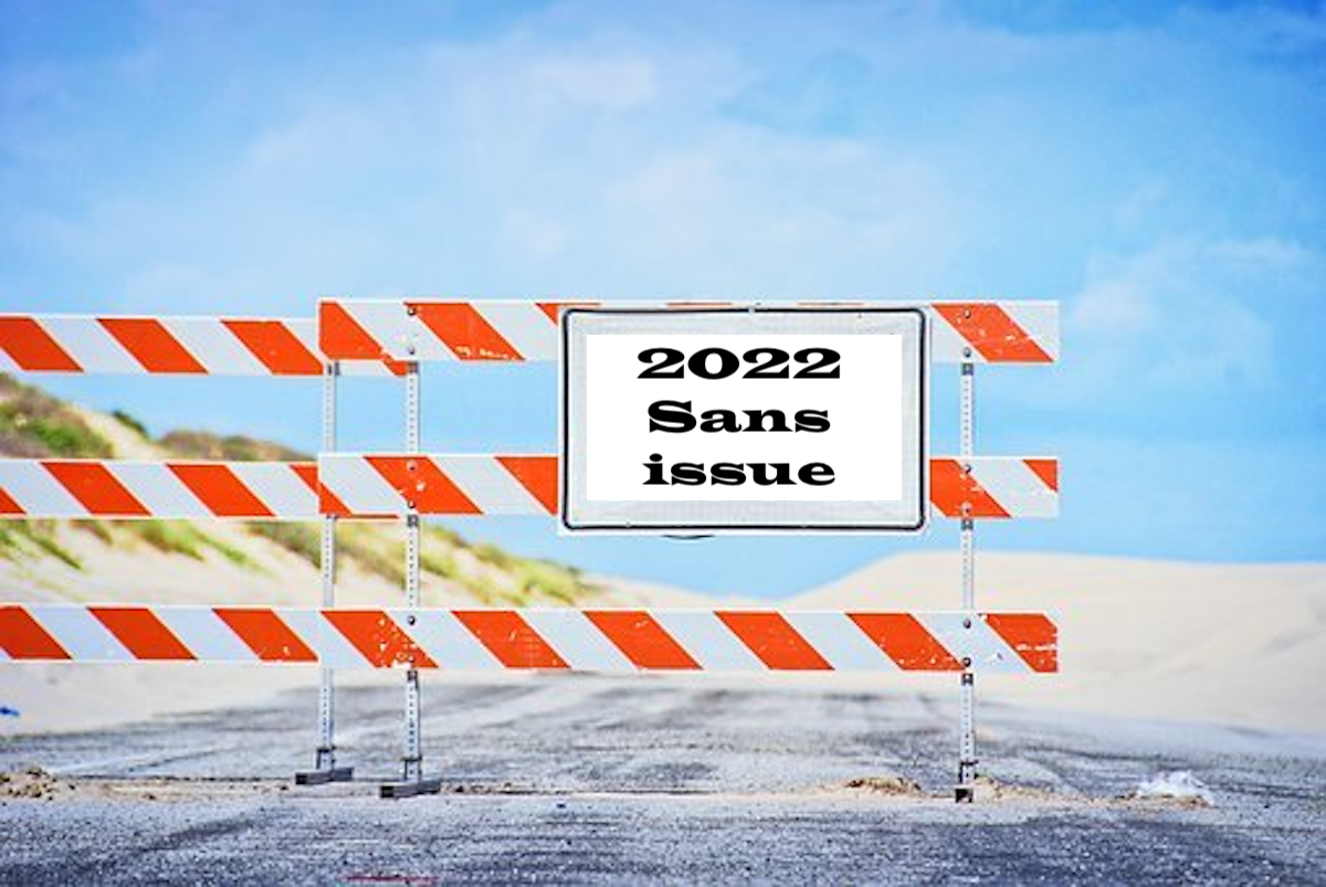 2022 sans issue