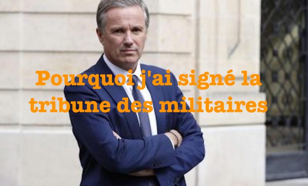 Pourquoi j&rsquo;ai signé la tribune des&nbsp;militaires
