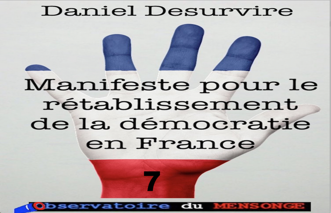 Manifeste pour le rétablissement de la démocratie en France – 7 –