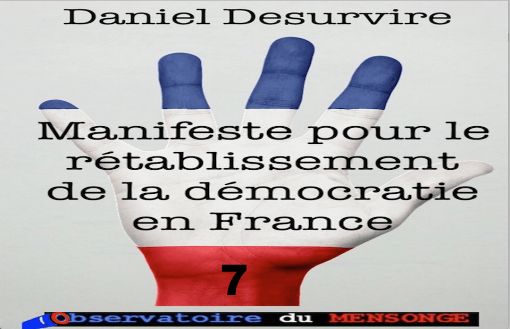 Manifeste pour le rétablissement de la démocratie en France – 7&nbsp;–