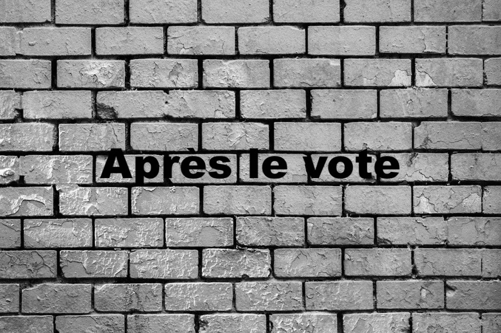 Après le vote