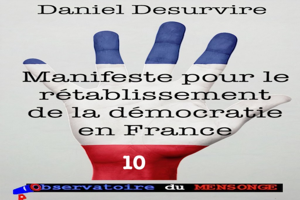 Manifeste pour le rétablissement de la démocratie en France – 10&nbsp;–