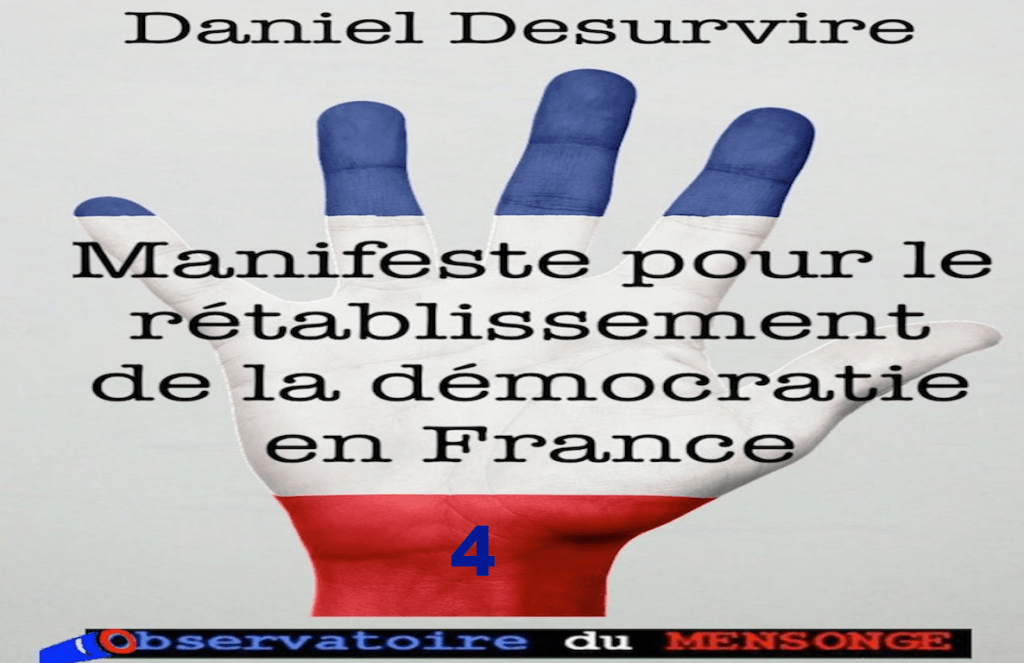 Manifeste pour le rétablissement de la démocratie en France – 4&nbsp;–