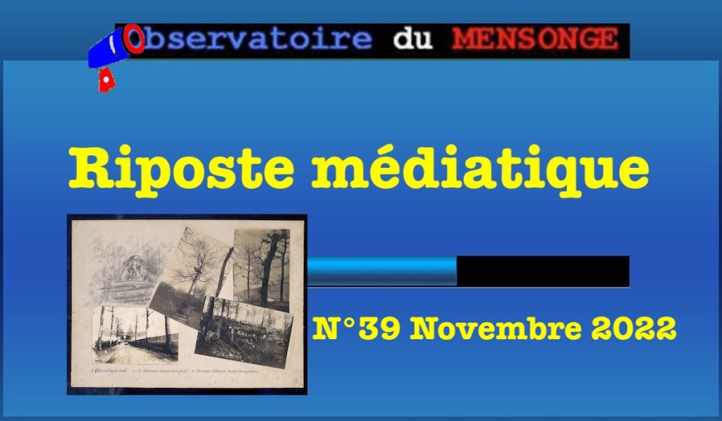 Riposte médiatique Novembre&nbsp;2022