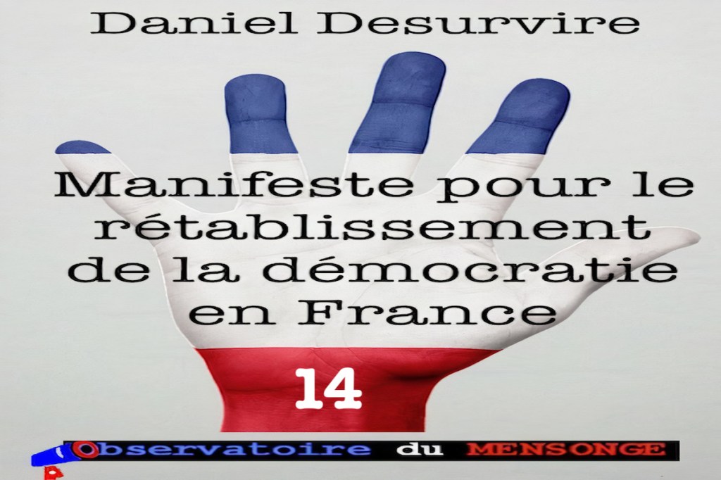 Manifeste pour le rétablissement de la démocratie en France – 14&nbsp;–