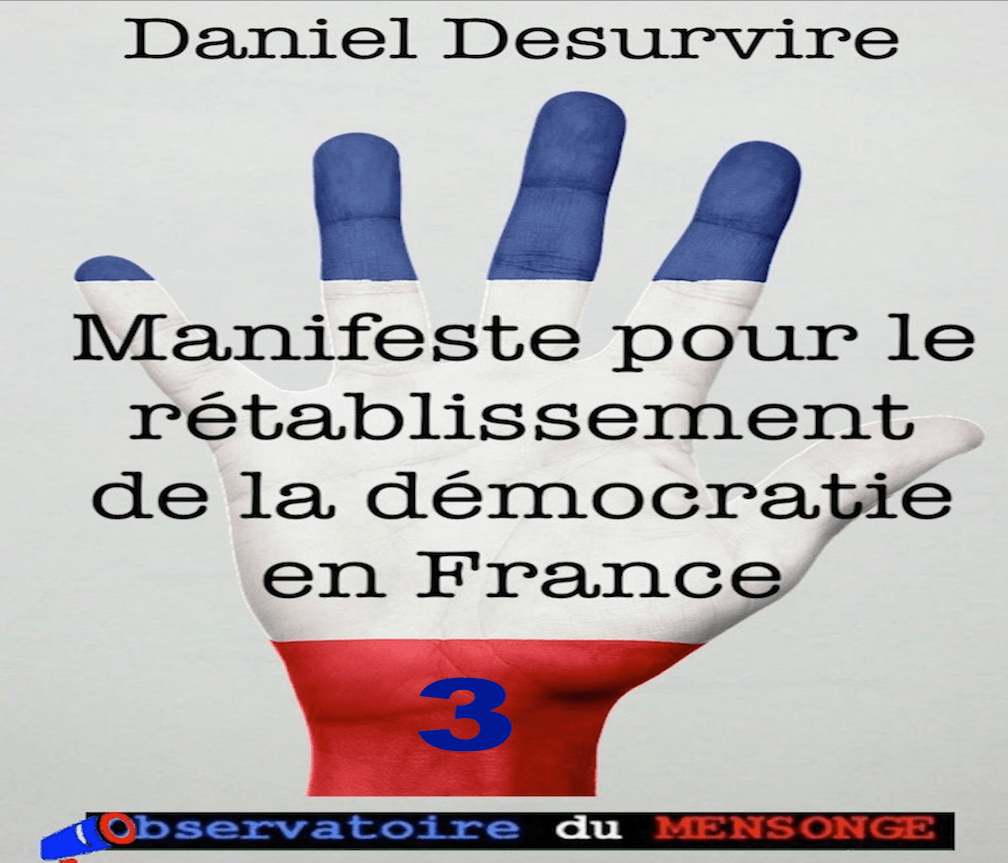 Manifeste pour le rétablissement de la démocratie en France – 3&nbsp;–