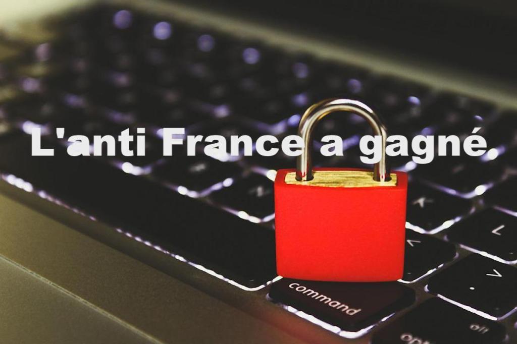 L&rsquo;anti France a&nbsp;gagné