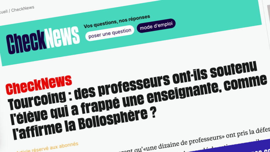Quand les fact-checkers de Libération accusent CNews… à tort !