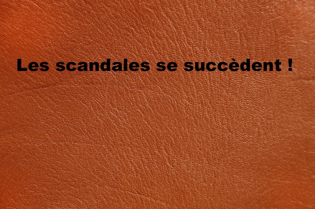 Les scandales se&nbsp;succèdent