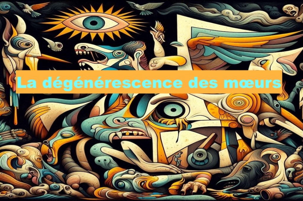 La dégénérescence des&nbsp;mœurs