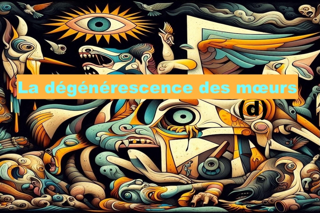 La dégénérescence des mœurs (d)