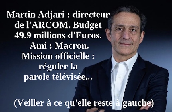 La censure forcenée avec l’argent public